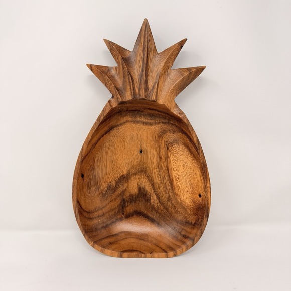 Tropico Hawaii Pineapple Bowl Made In The Philippines 10" X 5" - Picture 3 of 16